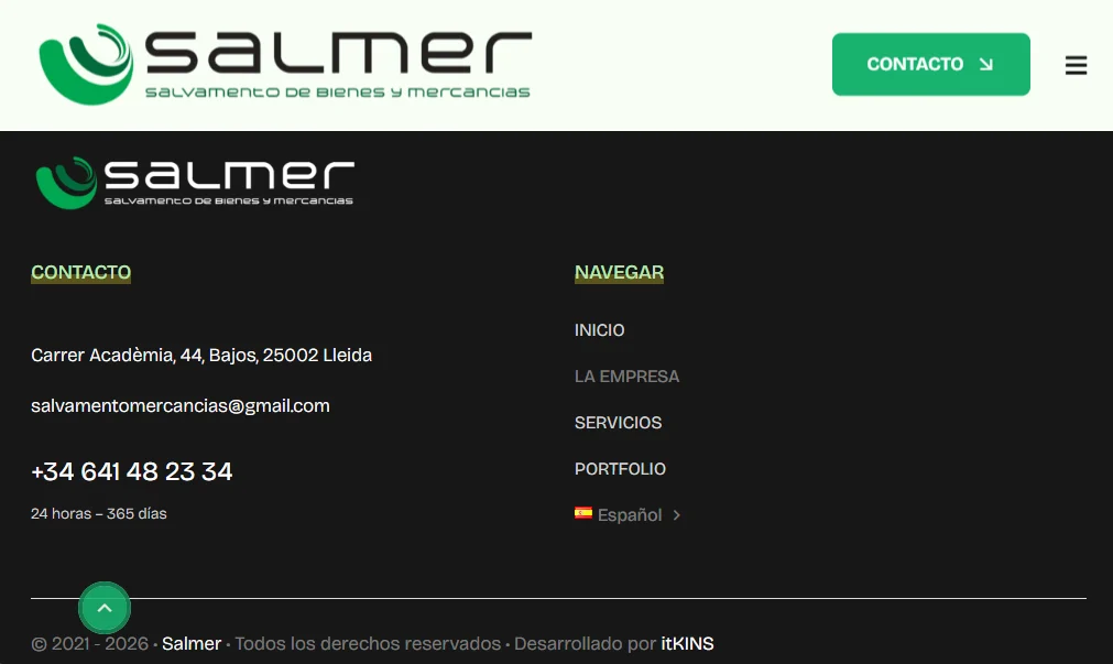 Business Website Development – Salmer Disaster Recovery & Salvage