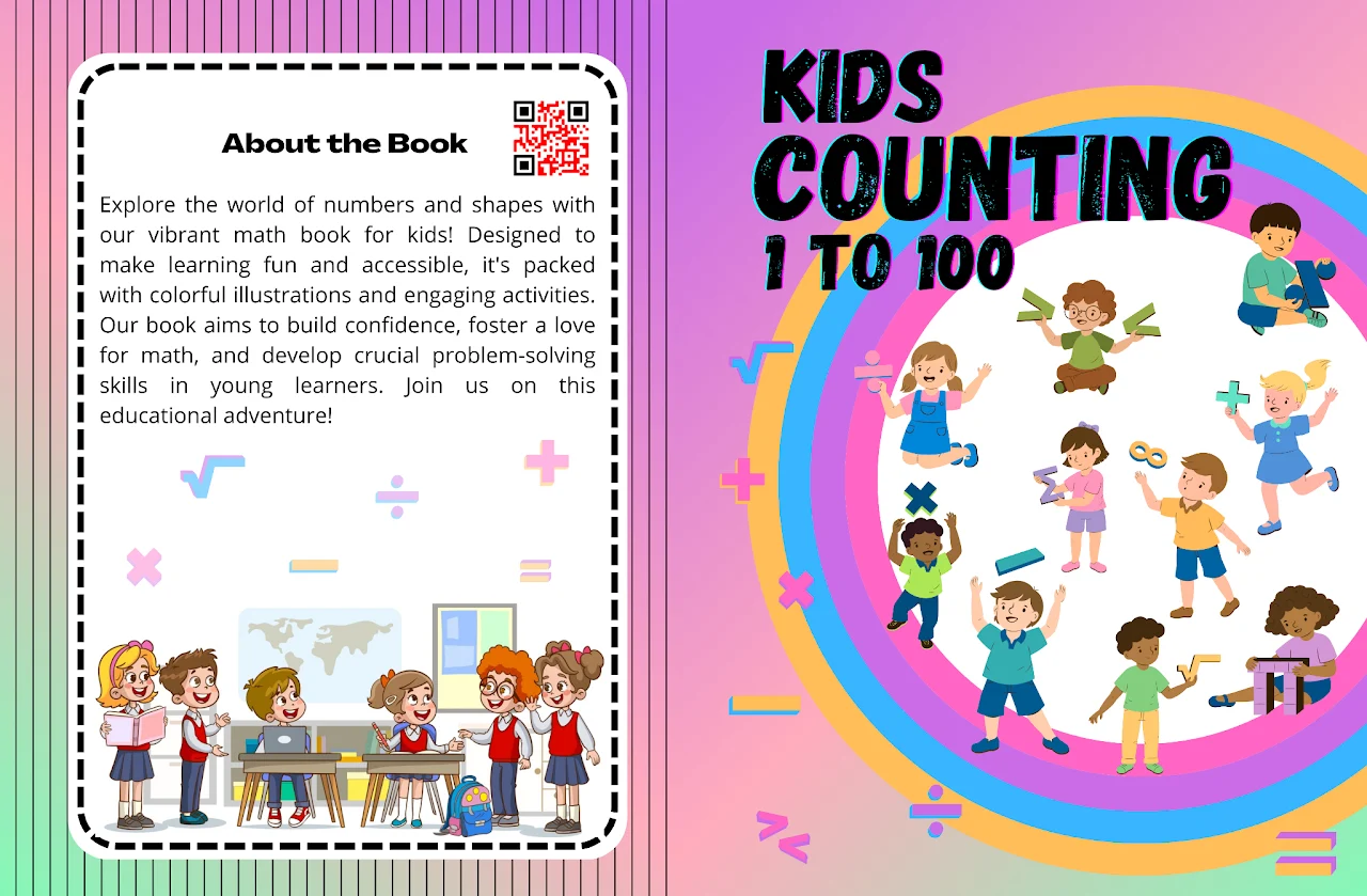 Kids Counting Book Design and Content Development for Nursery Class